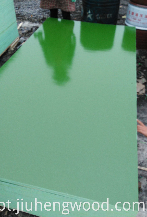 Green film plastic template